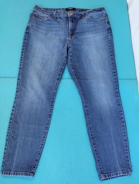 Nine West Women's Gramercy Skinny Ankle Jeans Size 14